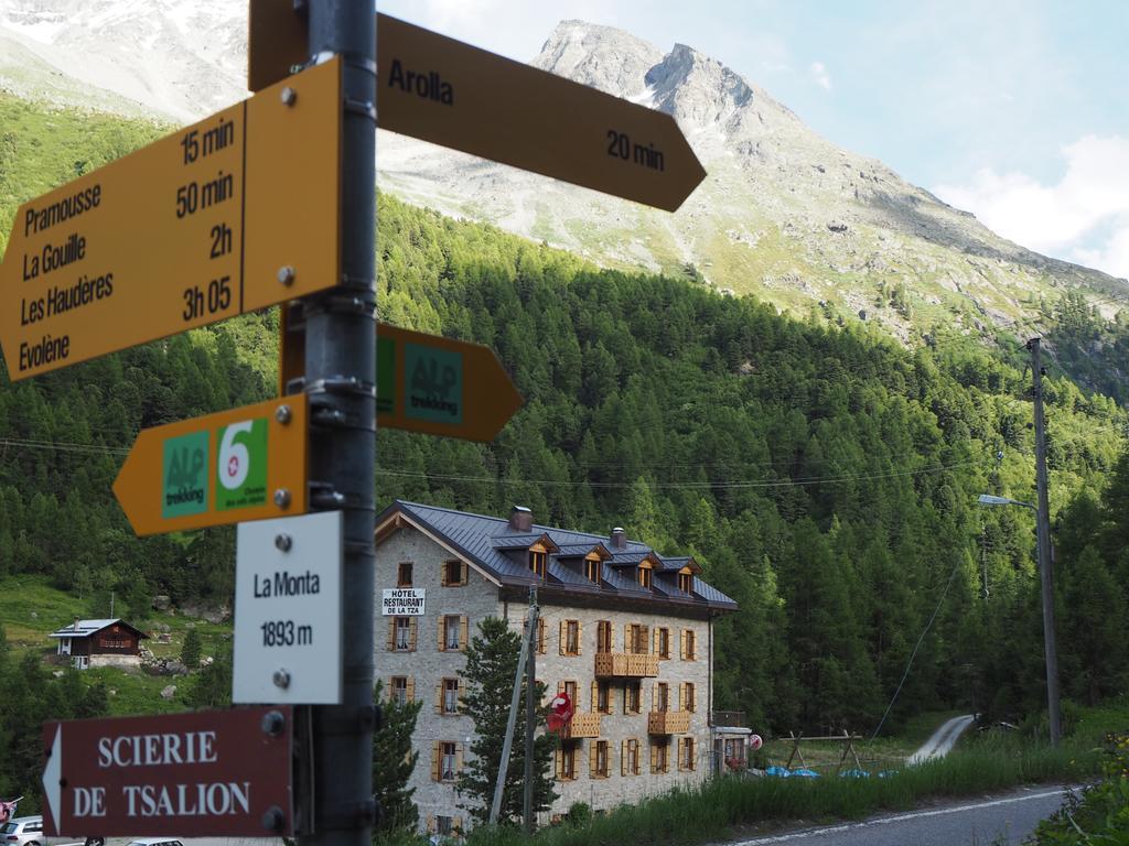 Aiguille De La Tza Hotel Arolla Ngoại thất bức ảnh
